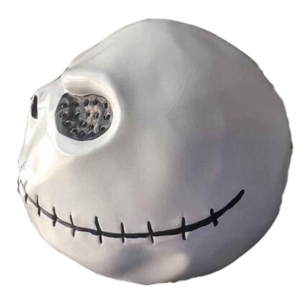 

before nightmare jack skellington new the christmas white latex movie cosplay props halloween party mischievous horror mask