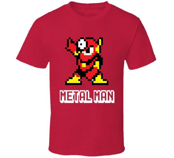 

metal man mega man 2 robot enemy nes video game t shirt tee shirt casual print fashion sport hooded sweatshirt hoodie