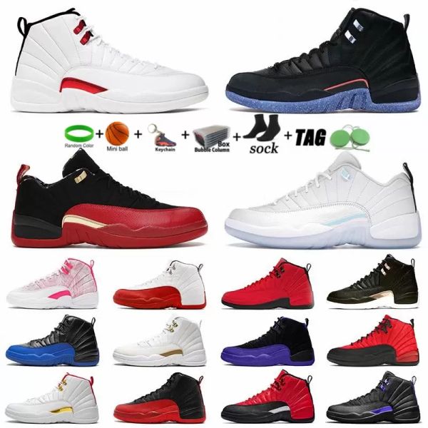 

mensbasketballshoes mens shoes 12 12s low easter twist flu game university red jumpman unc court purple racer blue cool grey men sports snea