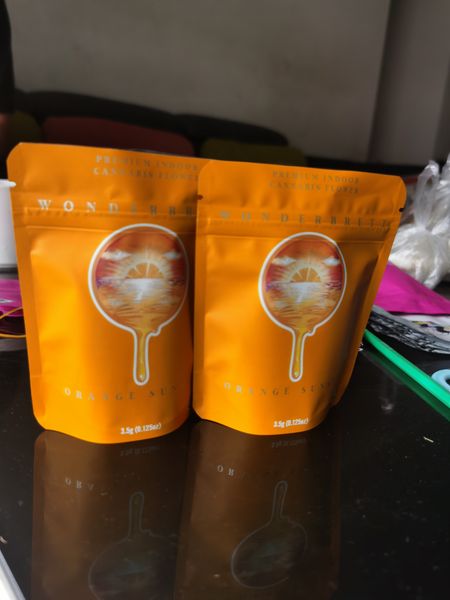 

sunset local 10x12.4cm orange sunset bag edibles orange bag heat mylar mylar empty packaging wonderbrett sealable bags wmtqsb bdesybag, Pink;blue