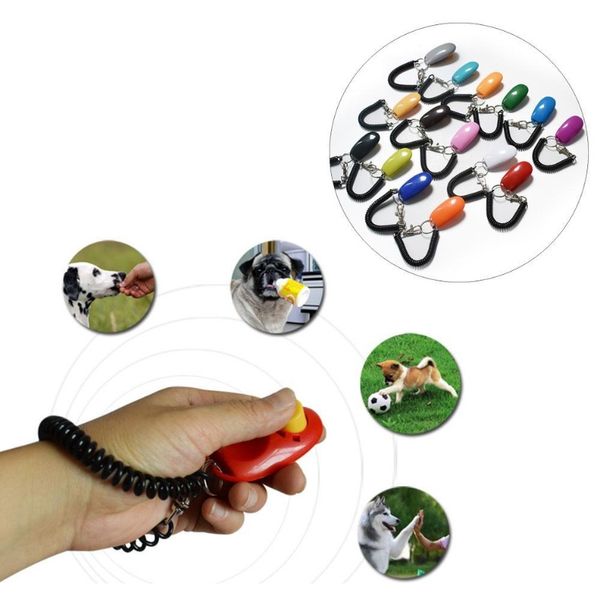 

portable adjustable sound key chain and wrist strap training clicker multi color pet dog outdoor training clicker wh jllmog sinabag