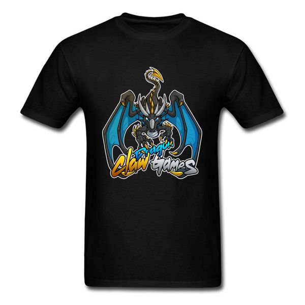 

sport short sleeve t shirt thanksgiving day crewneck pure cotton mens t-shirts dragon claw games anime tshirts 2018 popular