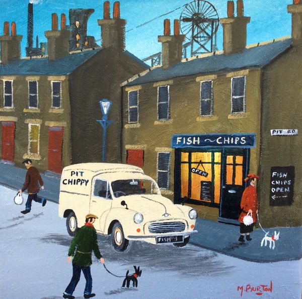 

mal.burton fish & chips home decor handcrafts /hd print oil painting on canvas wall art canvas pictures 7203