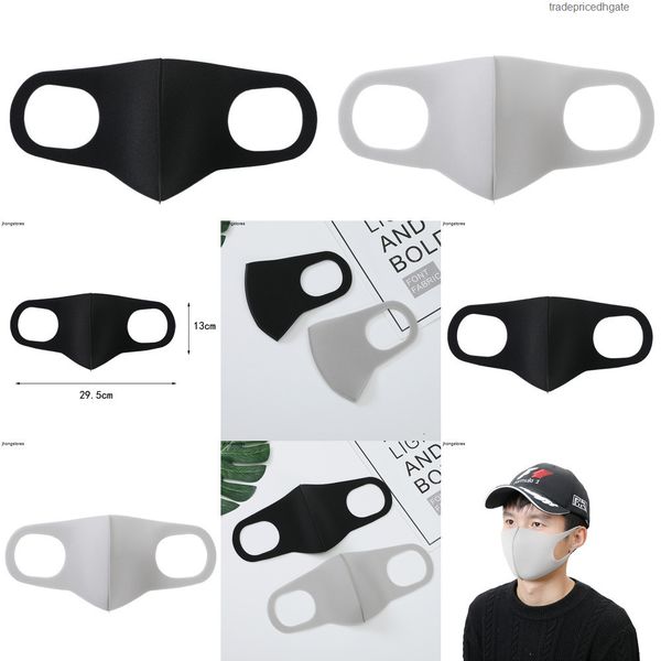

black sponge washable mouth face for dust masks women men reusable mask pr gg75