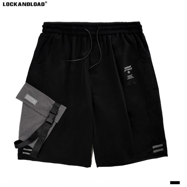 

lockload sports pantsbasketball casual pantsshorts fashion brand ins guochao loose hip-hop capris under quick drying casual pants basketball, Blue