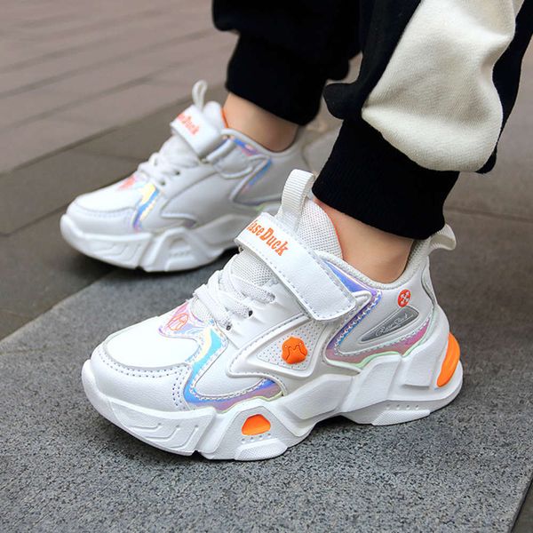 

sports 2021 children's spring autumn soft comfortable boys' running breathable and light girls' casual sho, Black;red