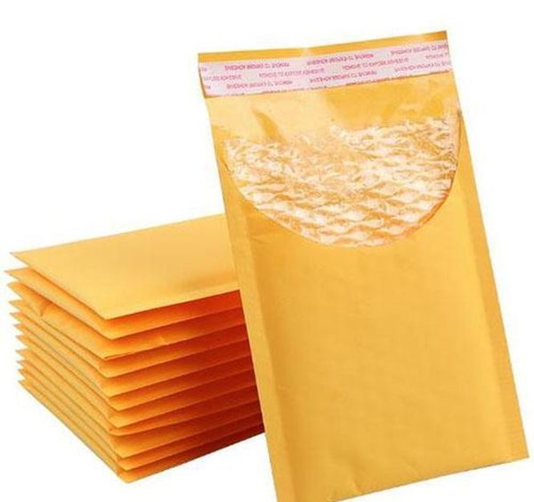 

170*210mm kraft paper bubble envelopes bags mailers padded shipping envelope with bubble mailing bag business suppl wmtoes dhsybaby