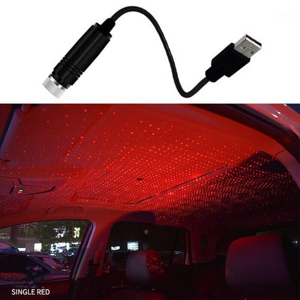 

360°rotation usb car atmosphere interior ambient star light led starry projector starlight density1