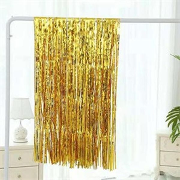 

5pcs foil tassel diy foil fringe tinsel curtain tassel garland ribbon balloons baby shower birthdays party wedding decorations h jllgri