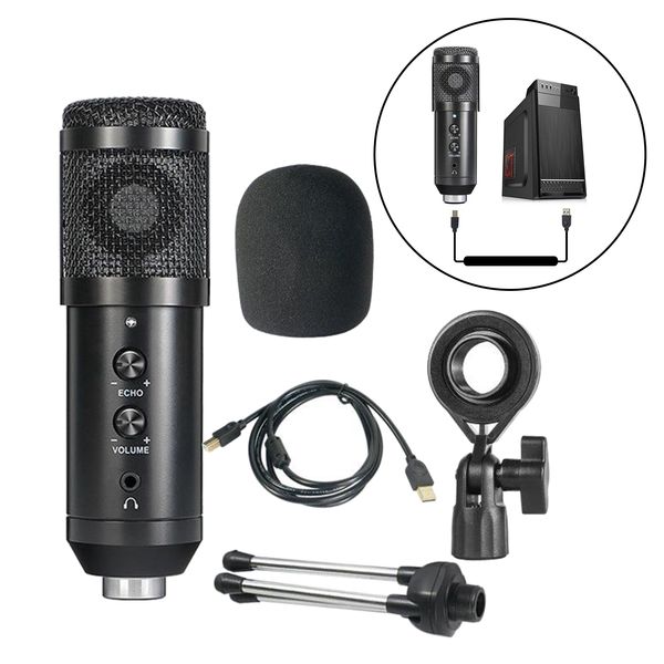 

usb condenser microphone for computer, usb pc microphone mic for gaming streaming usb design, plug-and-play