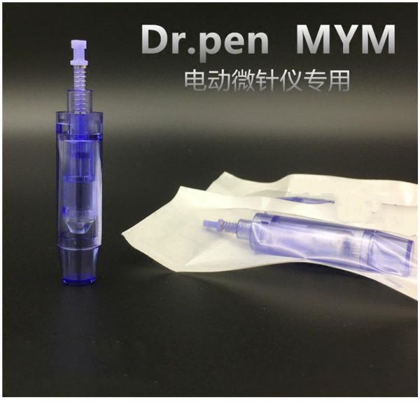 

10pcs electric derma pen needles bayonet square nano crystals pin mym cartridge for microneedle derma pen qylfah