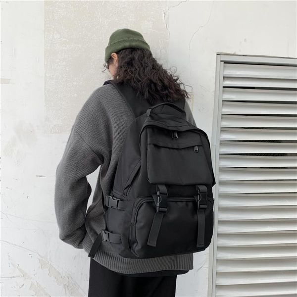 

backpack style large capacity travel fashion women backbag anti-theft waterproof rucksack school bag for teenager girl mochilas mujer