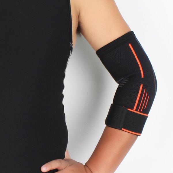

elbow & knee pads 2pcs fitness sports protective breathable brace for riding biking men (size s black and orange)1, Black;gray