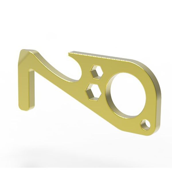 

2020 portable beer opener press elevator tool hygiene hand edc door opener door handle key metal portable door open tslm1 jllzbt yeah2010