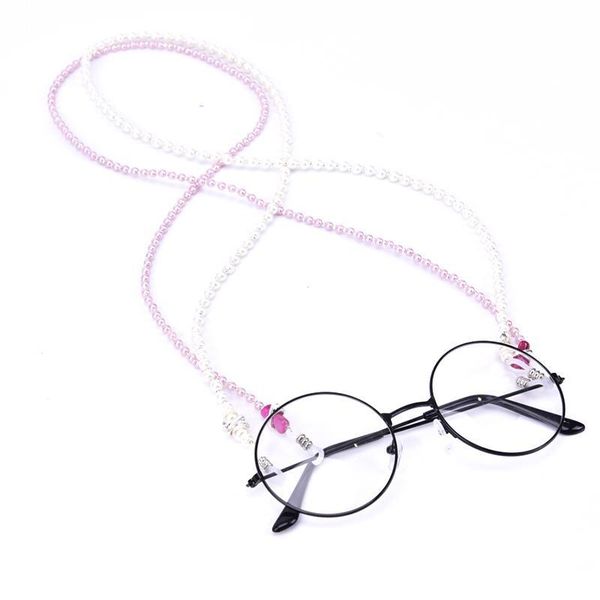 

1pcs eyeglass chains imitation pearl beaded spectacles sunglasses reading glasses chain cord holder neck st jllqen