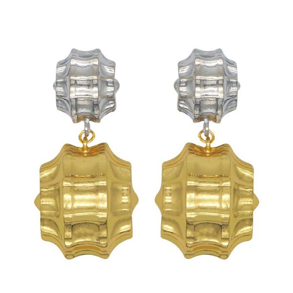 

hoop & huggie wedding silver drop earrings jewelry gold rhinestone long crystal, Golden;silver