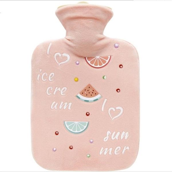 

fruit factoryv96nwarm mini bottle plush 1000ml bottles cute portable warmer girls pocket hand feet water bags wmtnmy