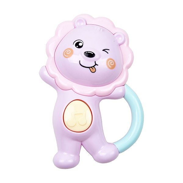 

riant little lion red- blue color baby toy sale 3-6 month baby rattle toys