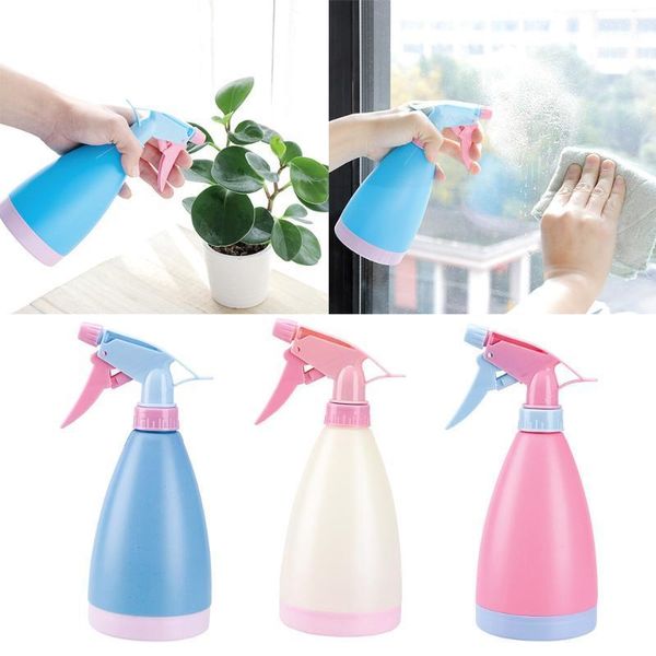 

hand pressure multi-fuction spray bottle plastic sprinkling kettle adjustable nozzle watering plant chores indoor disinfection1