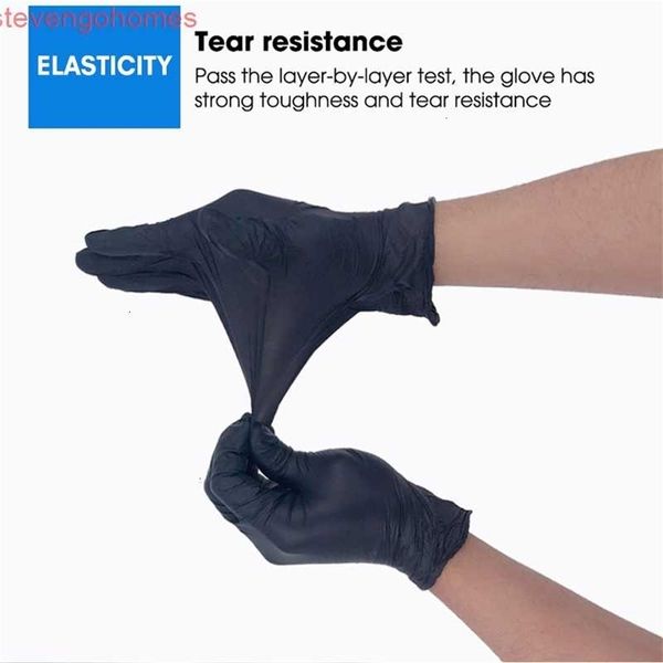 

factorydckwkitchen 100/50pcs disposable latex nitrile rubber household dishwashing gloves work garden universal left