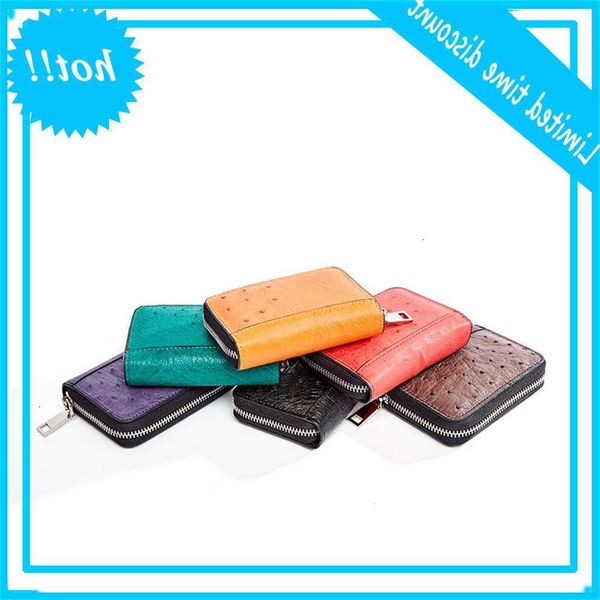 

2020 new leather ostrich pickup bag for women