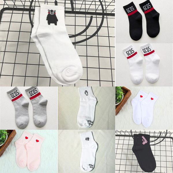 

spring and autumn new cartoon women's medium tube spring and autumn new cartoon women's medium tube cotton socks cotton socks zvfc, Black