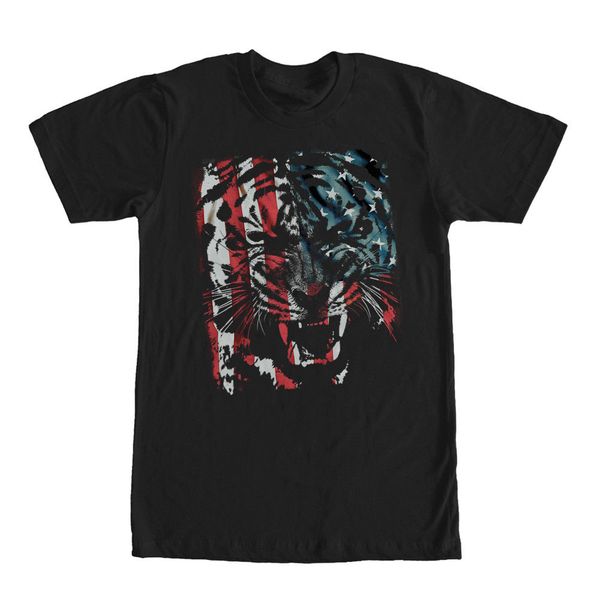 

fashion t shirt tiger growl american flag mens graphic t shirt tee shirt sport hooded sweatshirt hoodie
