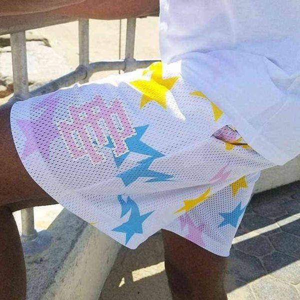 

eric emanuel ee basic short newyork city skyline men's casual shorts fitness sports pants summer gym workout mesh breathab women basket, White;black