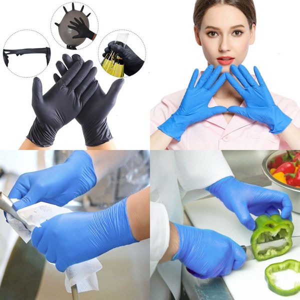 

latex 100pcs real new household disposable food gloves left and right universal cleaning1outlettch6