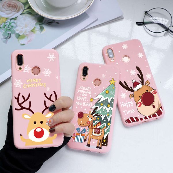 

bgrfhuawei christmas soft silicon sheath, tpu protector, deer dign, huawei p20 p30 p40 mate 10 20 30 pro p10 p8 p9 lite e p smart 2019swza