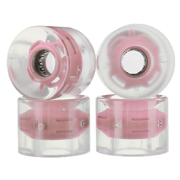 

a set of 4 skateboard wheels long board wheel high strength skateboard wheels 22 inch cruiser parts flash board new