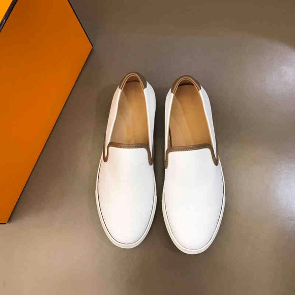 

classic fashion luxury design men's flat casual shoes fashionable comfortable breathable sneakers trend multi-color optional, Black