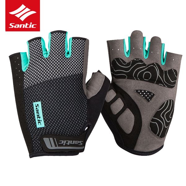 

men women cycling gloves half finger mountain road bike gloves breathable anti-shock sports mtb bicycle gloves guantes ciclismo 201021, Blue;gray
