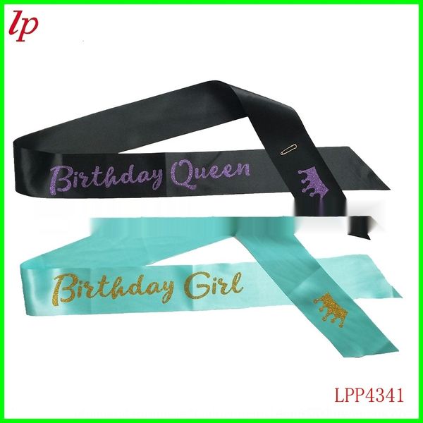

oohgy new party birthday shoulder new crown pattern ceremonial party birthday queen belt shoulder strap ceremonial belt crown pattern queen