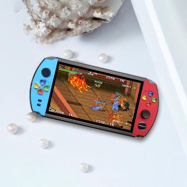 

x19 retro handheld game player 8 / 16gb 7,0" экран fc аркады