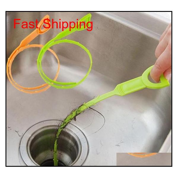 

snake shaped sink cleaner bathroom toilet kitchen drain removes clogged hair qylequ yh_pack