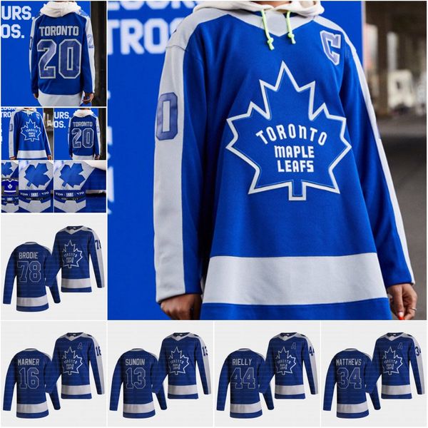 

youth toronto maple leafs 2020-21 reverse retro jersey joe thornton 34 auston matthews john tavares frederick andersen william neland rielly, Black