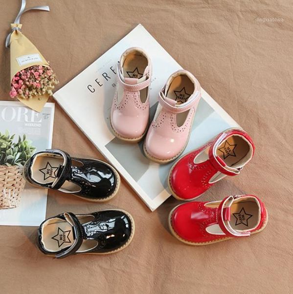 

kids shoes princess girls school shoes red pink black children leather party dress flat little girls baby casual sneaker1, Black;grey