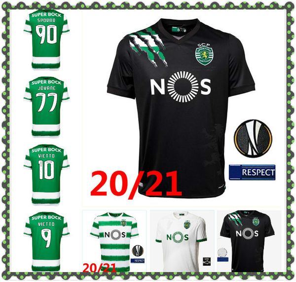 

sporting cp 20 21 lisboa футбол джетки vietto caults acuna home 2020 2021 sporting clube de футбол рубашка maillot de foot таиланд, Black;yellow