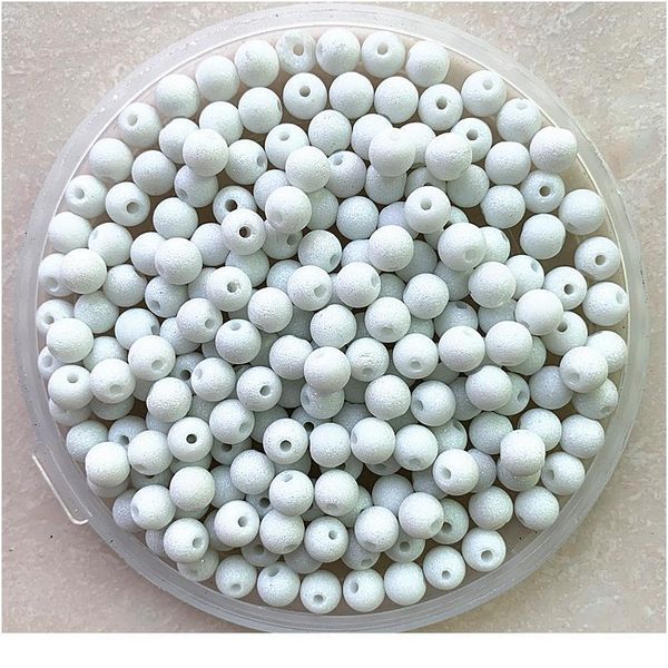 

new 6/8mm austrian frosted matt crystal glass beads loose spacer beads handmade for jewellery making diy bracelet neck jllrto
