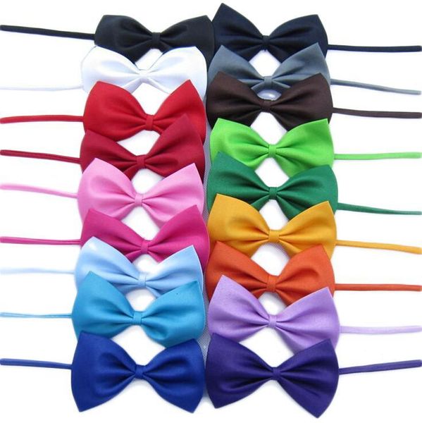 

adjustable cat neck dog puppy bows pet bow tie different colors supply