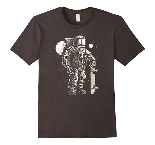 

new summer cool tee shirt skateboard t-shirt astronaut skate cool fun space travel tee t-shirt sport hooded sweatshirt hoodie