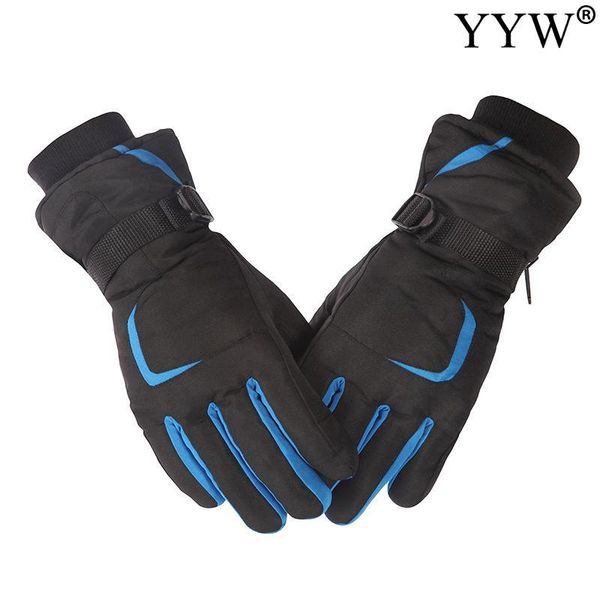 

5 colors gloves taslon thicken -30 degree anti-slip waterproof warm winter gloves men male snowmobile ski motorcycle cold snow