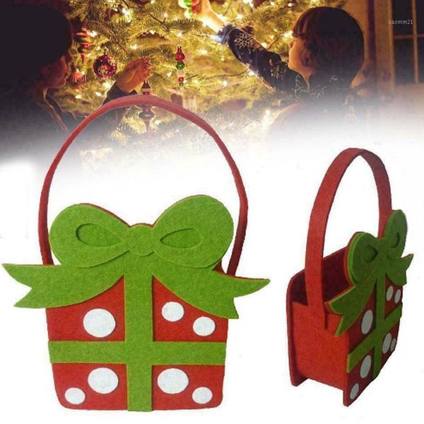 

christmas gift bag fun xmas design mini christmas candy bag tote cloth pak551