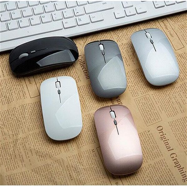 

erilles rechargeable optical wireless mouse slient button ultra thin mini optical ultrathin usb 2.4g mice for computer lappc1