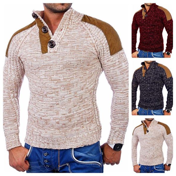

fashion wholesale europe and the united states men clothing casual sweater pullovers personalized deer crewneck sweaters, White;black