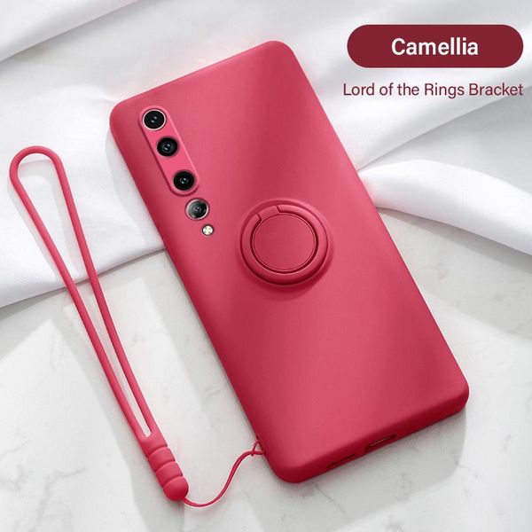 

ультратонкий силиконовый магнитный держатель чехол для телефона для xiaomi mi 10 9 9t 8 se lite pro redmi 8a стенд кольцевой кронштейн крышк