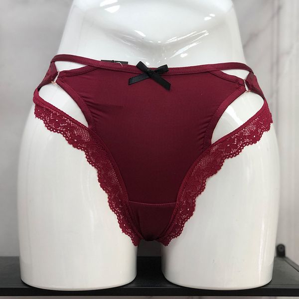 

new t-pants female 2019 new lady lace underwear t-pants lady, Black;pink