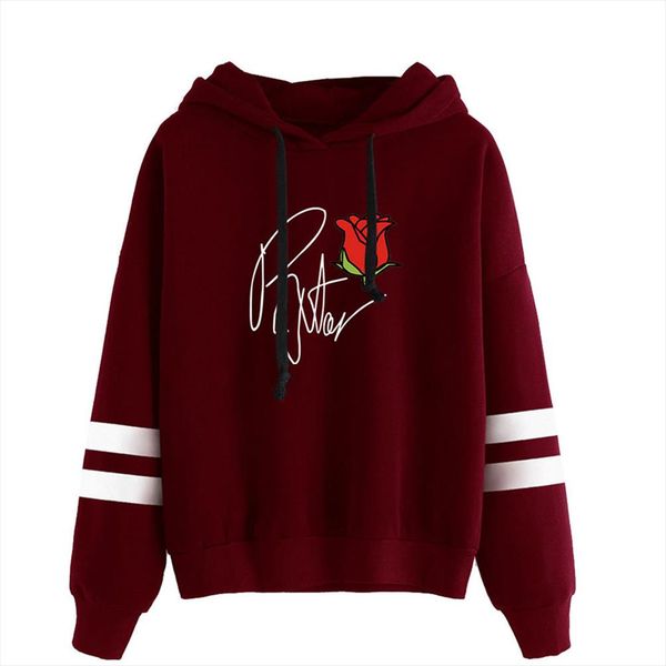 

new women hoodie payton moormeier hoodies print urban simplicity without bag hoodie streetwear male female fashion sport hoody, Black