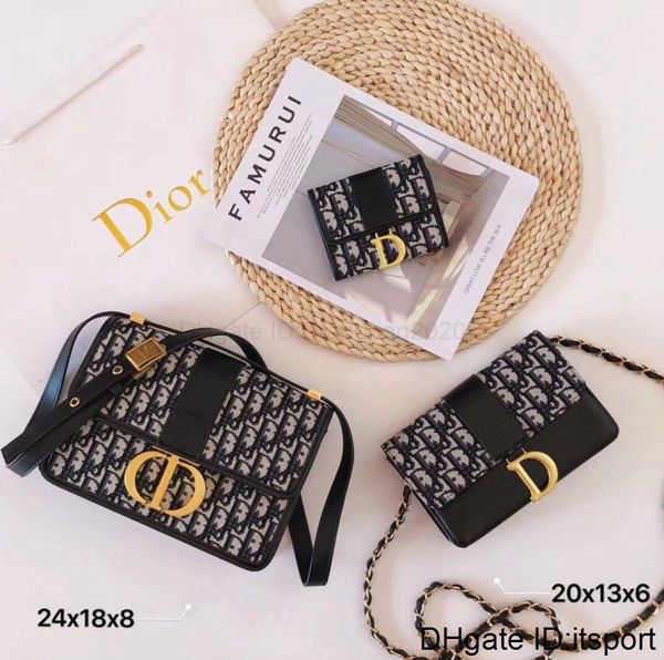 

fashion luxury woman handbag purses classic brown leather handbags shoulder chain cross body bag -l2231